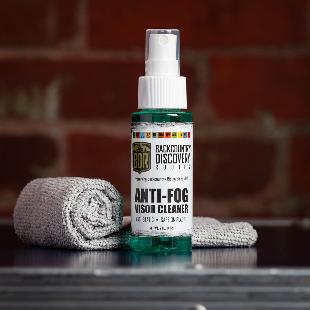 BDR AntiFog Visor Cleaner Backcountry Discovery Routes