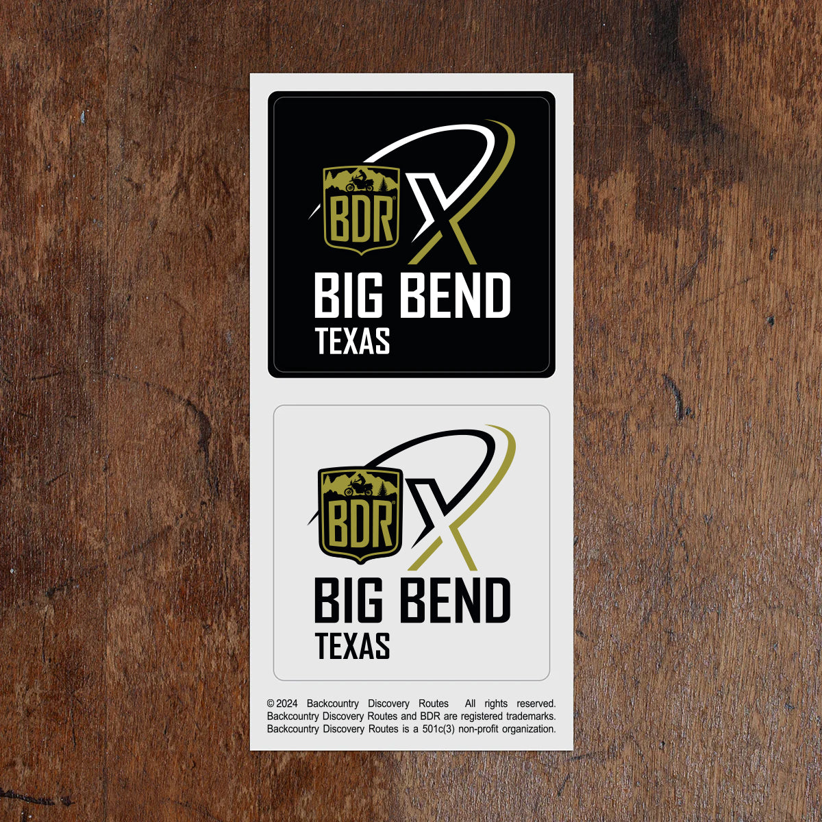 Big Bend BDR-X Route Decal