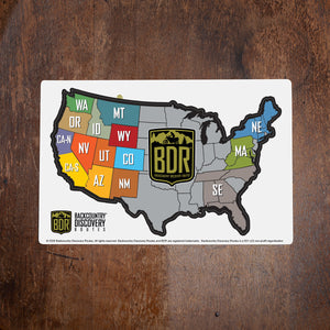 BDR Map Decal / Sticker – Backcountry Discovery Routes