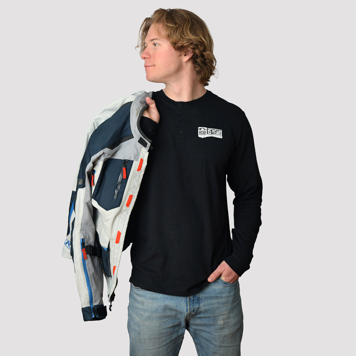 BDR 15 Year Henley Shirt
