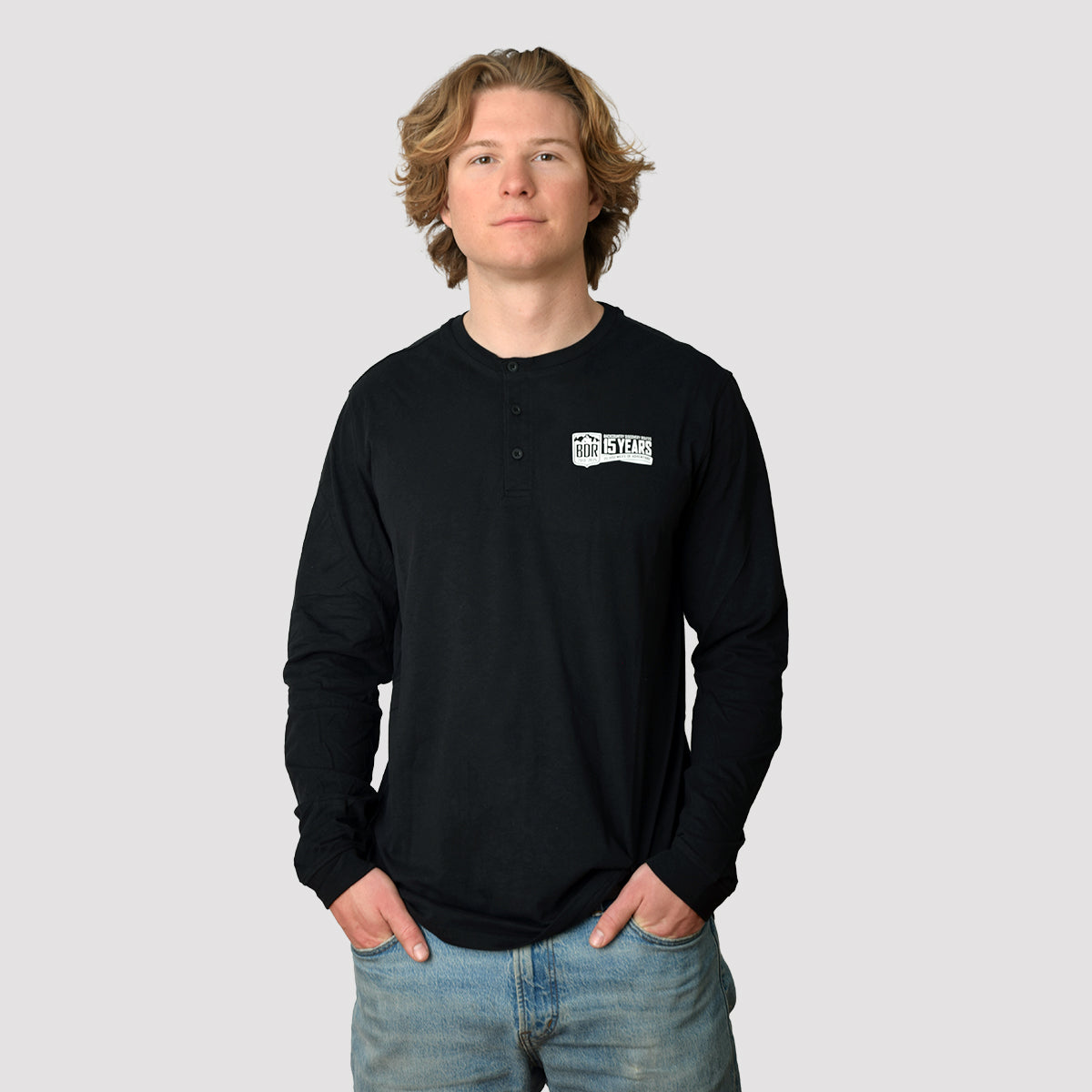 BDR 15 Year Henley Shirt