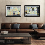 Load image into Gallery viewer, North East BDR Flat Map
