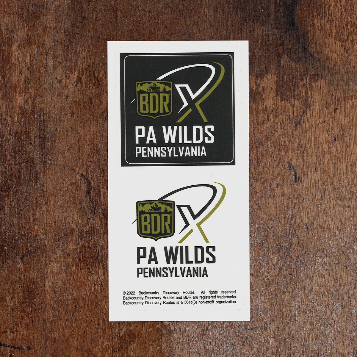 PA Wilds BDR-X Route Decal