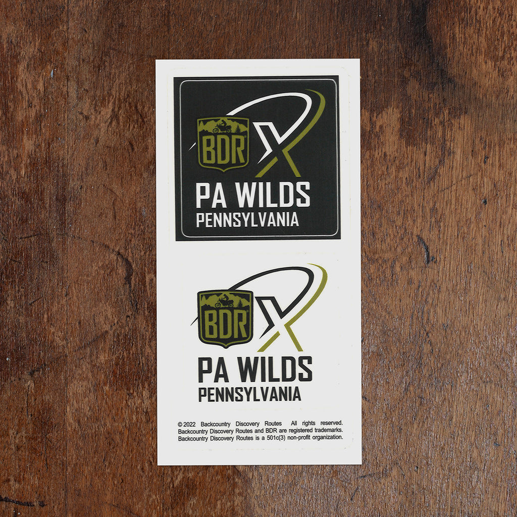 PA Wilds BDR-X Route Decal / Sticker – Backcountry Discovery Routes
