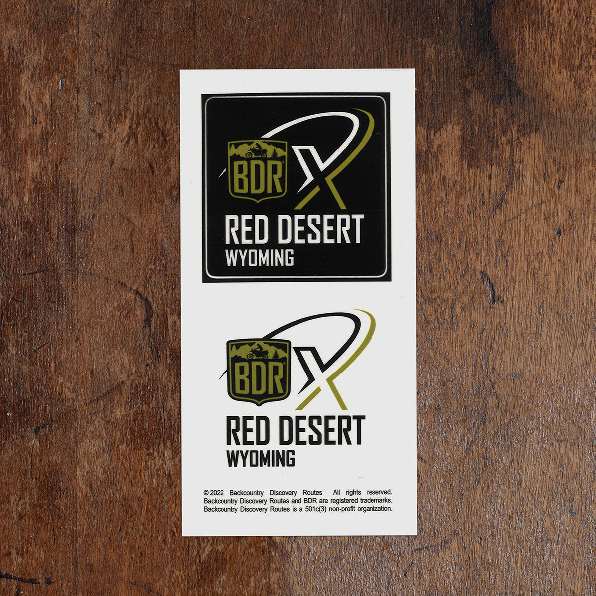 Red Desert BDR-X Route Decal